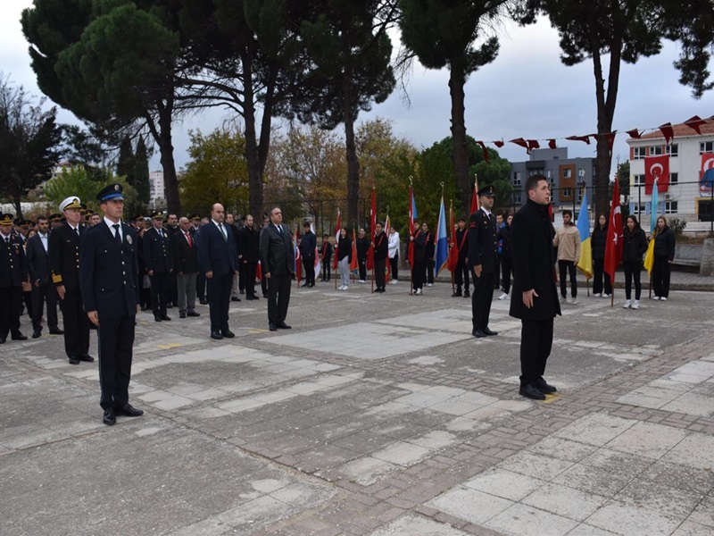  GAZİ MUSTAFA KEMAL ATATÜRK İLÇEMİZDE TÖRENLERLE ANILDI